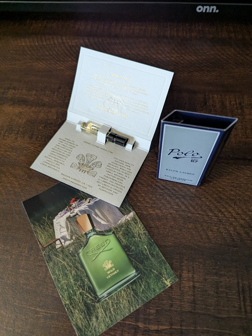 Creed, Ralph Lauren, Coach, John Varvatos. Lot Samples